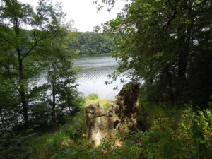 Blick auf den Trebuser See